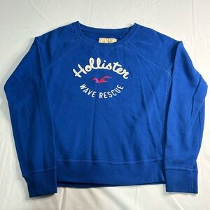 Women’s Y2K Blue Hollister Sweatshirt | $20
